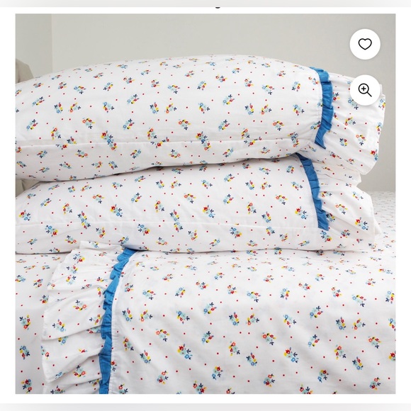 The Pioneer Woman 4-Piece 300 Thread Count Cotton Bed Sheet Set - Picture 2 of 4